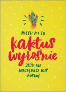 Pan Dragon Karnet z przypinką "niech mi tu kaktus" 1