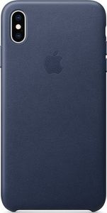 Apple iPhone XS Max Leather Case midnight blue 1