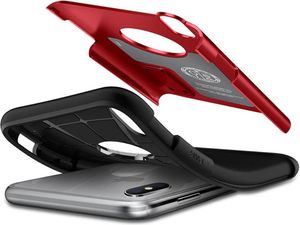 Spigen Nakładka Slim Armor do Apple iPhone X/XS czerwona 5