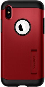 Spigen Nakładka Slim Armor do Apple iPhone X/XS czerwona 7