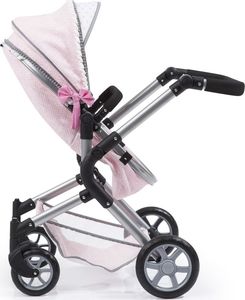 Reig Musicales Wózek dla lalek Pink ze skrętnymi kołami 4