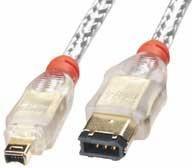 Lindy Kabel FireWire DV / iLink (IEEE 1394) 6/4 4,5m (30873) 1