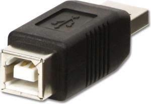 Adapter USB Lindy USB - USB-B Czarny  (71231) 1