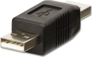 Adapter USB Lindy USB - USB Czarny  (71229) 1