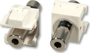 Lindy Gniazdo naścienne mini jack (3,5mm) Keystone (łącznik modułowy) Lindy 60528 - 2szt 1