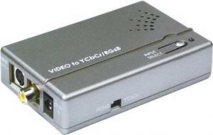 Adapter AV Lindy Composite Video - S-Video - D-Sub (VGA) szary 1