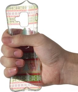 Etui Slim Art SAMSUNG A6 2018 choinka i renifer uniwersalny 4