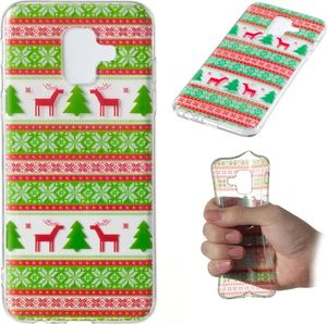 Etui Slim Art SAMSUNG A6 2018 choinka i renifer uniwersalny 5