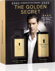 Antonio Banderas The Golden Secret dla mężczyzn: EDT 100 ml + dezodorant w aerozolu 150 ml 1
