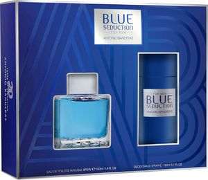 Antonio Banderas Blue Seduction Set for Men: EDT 100 ml + dezodorant w aerozolu 150 ml 1