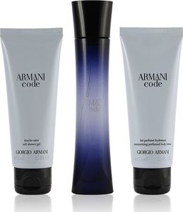 Giorgio Armani Code Pour Femme: EDP dla kobiet 50 ml + balsam do ciała 75 ml + żel pod prysznic 75 ml 1