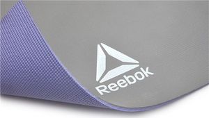 Reebok Mata do jogi dwustronna Fioletowa Szara 5
