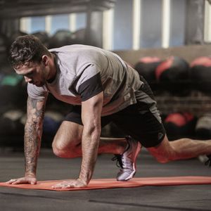 Reebok Mata treningowa RAMT-11014 173 cm x 61 cm x 0.7 cm czerwona 11