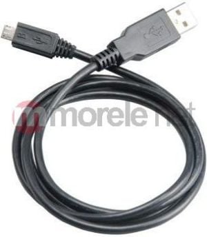 Kabel USB Akasa USB-A - microUSB 1 m Czarny (AKCBUB0510BK) 1