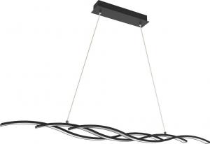 Lampa wisząca Zumaline RESINA Pendant L170221-3 1* 53W LED 2200LM 3000K black metal canopy, black metal body and base, acrylic shade 1
