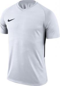 Nike Koszulka piłkarska Y NK Dry Tiempo Prem JSY SS Junior biała r. L (147-158 cm) (894111-100) 1