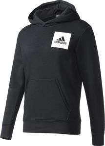 Adidas Bluza Essentials Chest Logo Pullover Hood Fleece czarna r. M (S98769) 1