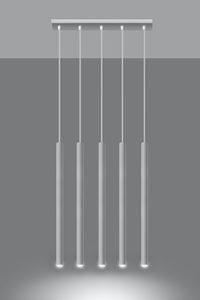 Lampa wisząca Sollux Pastelo 5x40W 3