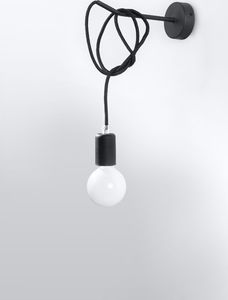 Kinkiet Sollux Kinkiet EDISON Czarny 2