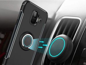 Alogy Etui pancerne Alogy Samsung Galaxy A6 2018 Ring czarne uniwersalny 4