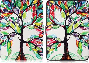 Pokrowiec Alogy Smart Case Kindle Paperwhite 1/2/3 Kolorowe drzewko 3