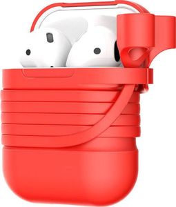 Baseus Etui ochronne do AirPods + Strap czerwone 3