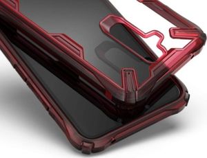 Ringke Etui Ringke Fusion X Huawei Mate 20 Lite Ruby red uniwersalny 3