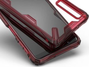 Ringke Etui Ringke Fusion X Samsung Galaxy A7 2018 Ruby red uniwersalny 2