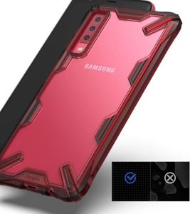 Ringke Etui Ringke Fusion X Samsung Galaxy A7 2018 Ruby red uniwersalny 3