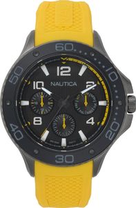 Zegarek Nautica Pier 25 NAPP25003 męski żółty 1