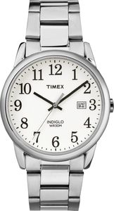 Zegarek Timex TW2R23300 Easy Reader Indiglo męski srebrny 1