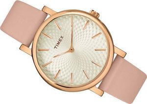 Zegarek Timex TW2R85200 Metropolitan 34 Slim damski różowy 2