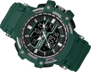 Zegarek Timex Combo TW5M22800 Tactic DGTL męski zielony 2