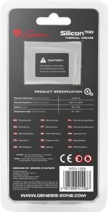 Pasta termoprzewodząca Genesis Silicon 700 2g (NTG-1325) 3