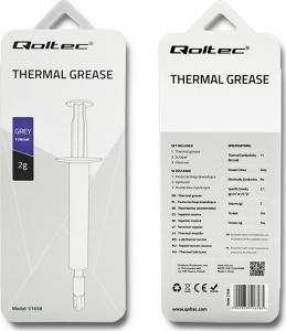Pasta termoprzewodząca Qoltec Grey 2g (51658) 3