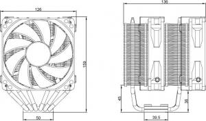 Chłodzenie CPU Deepcool AC Neptwin (DP-MCH6-NT-WHAM4) 16