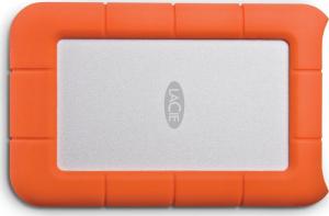 Dysk zewnętrzny HDD LaCie Rugged Mini 1TB Srebrno-pomarańczowy (301558) 1