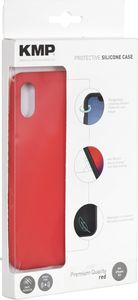 KMP Printtechnik AG Etui Silikon Case iPhone XS czerwone 4