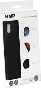 KMP Printtechnik AG Etui Silikon Case iPhone XS Max czarne 1