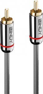 Kabel Lindy RCA (Cinch) - RCA (Cinch) 5m srebrny (35342) 2