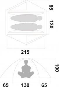 Namiot turystyczny Fjord Nansen Sierra 2 Comfort 4