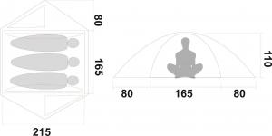 Namiot turystyczny Fjord Nansen Sierra 3 Comfort 4