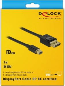 Kabel Delock DisplayPort Mini - DisplayPort 1m czarny (84927) 3