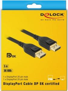 Kabel Delock DisplayPort - DisplayPort 5m czarny (85663) 4