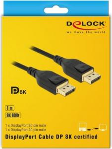 Kabel Delock DisplayPort - DisplayPort 1m czarny (85658) 5