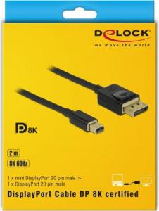 Kabel Delock DisplayPort Mini - DisplayPort 2m czarny (84928) 3