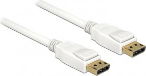 Kabel Delock DisplayPort - DisplayPort 1.5m biały (85509) 1