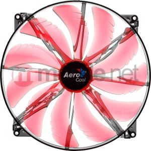Wentylator Aerocool Silent Master 200mm Czerwony (AEROSM-20RL) 2