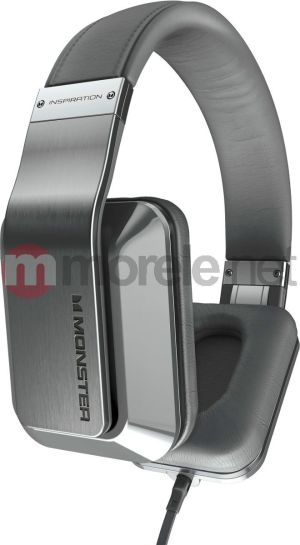 Słuchawki Apple Monster Inspiration TITANIUM - noise canceling, czarne 1