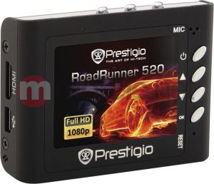 Wideorejestrator Prestigio RoadRunner 520 (1920x1080 Video, 2\" Display) Gun Color (PCDVRR520) 2